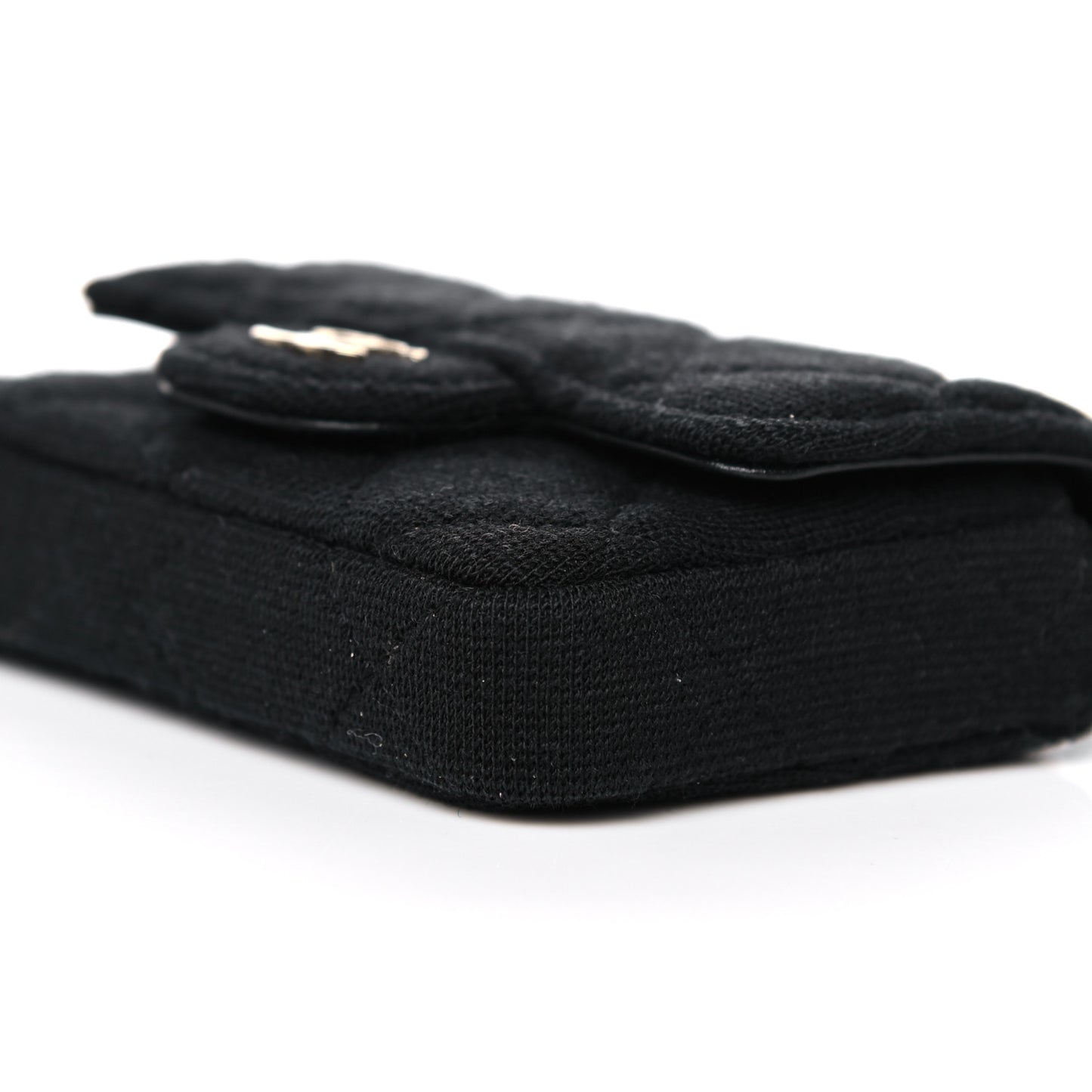 Jersey Quilted Belt Bag Black