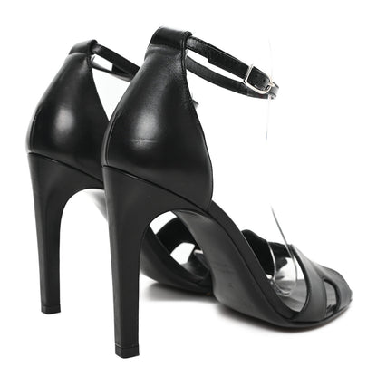 Hermes Calfskin Joy 105 Sandals 37 Black 5 of 11