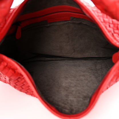 Bottega Veneta Nappa Intrecciato Large Veneta Hobo Red 5 of 9