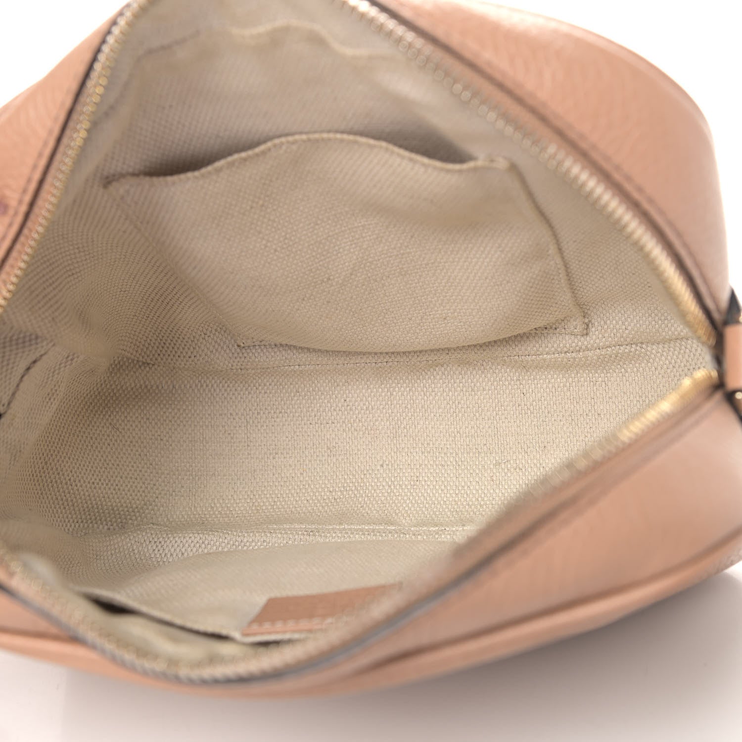 Gucci Pebbled Calfskin Small Soho Disco Bag Camelia 4 of 9
