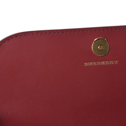 Burberry Vintage Check Henley Wallet On Chain Crimson 13 of 15