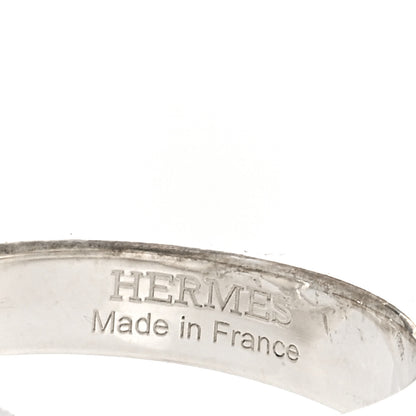 Hermes Sterling Silver PM Galop Ring 52 6 4 of 5