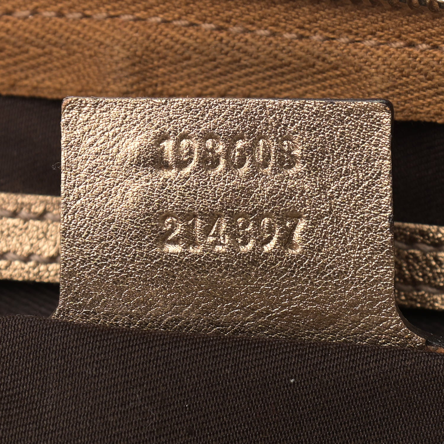 Gucci Crystal Monogram Medium Joy Boston Bronze 7 of 13