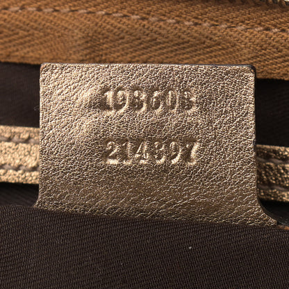 Gucci Crystal Monogram Medium Joy Boston Bronze 7 of 13
