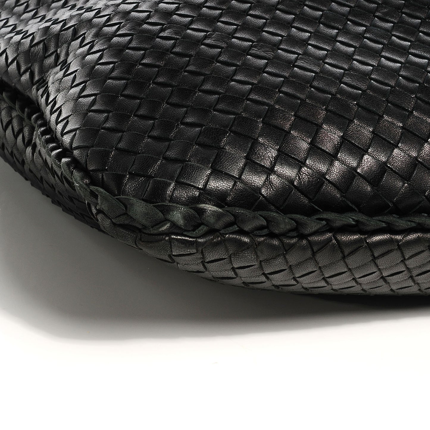 Nappa Intrecciato Maxi Veneta Hobo Nero Black