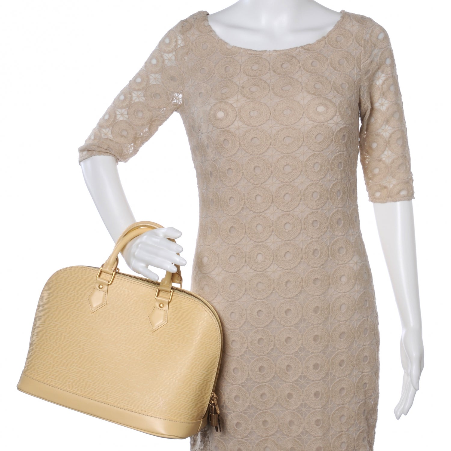 Louis Vuitton Epi Alma PM Vanilla 2 of 7