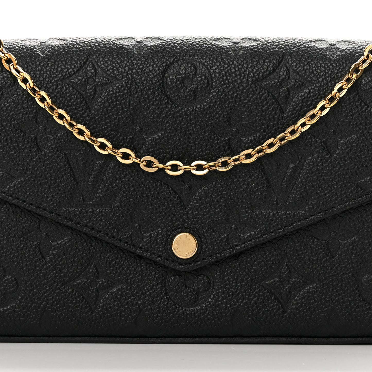 Empreinte Pochette Felicie Chain Wallet Black