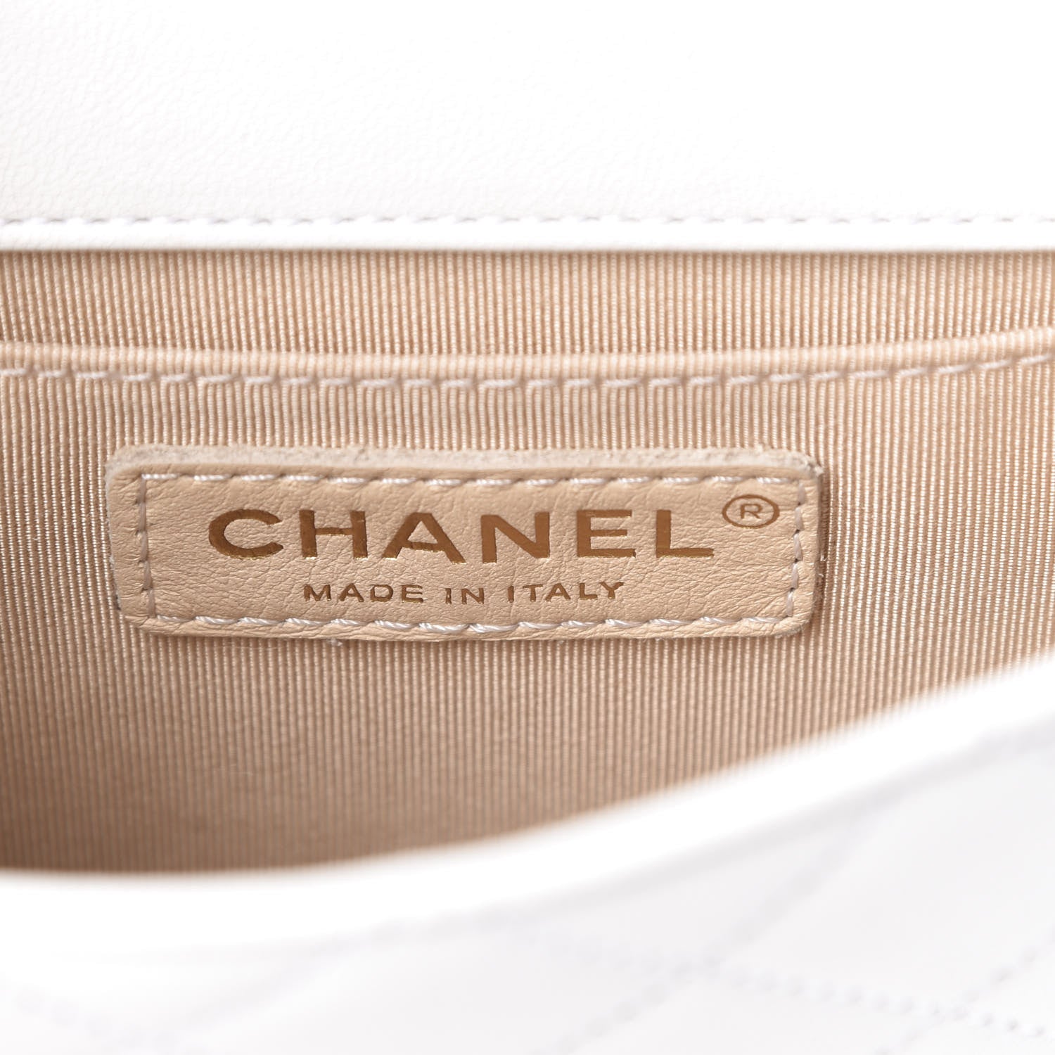 Chanel Lambskin Quilted Chic Pearls Flap White 6 of 11