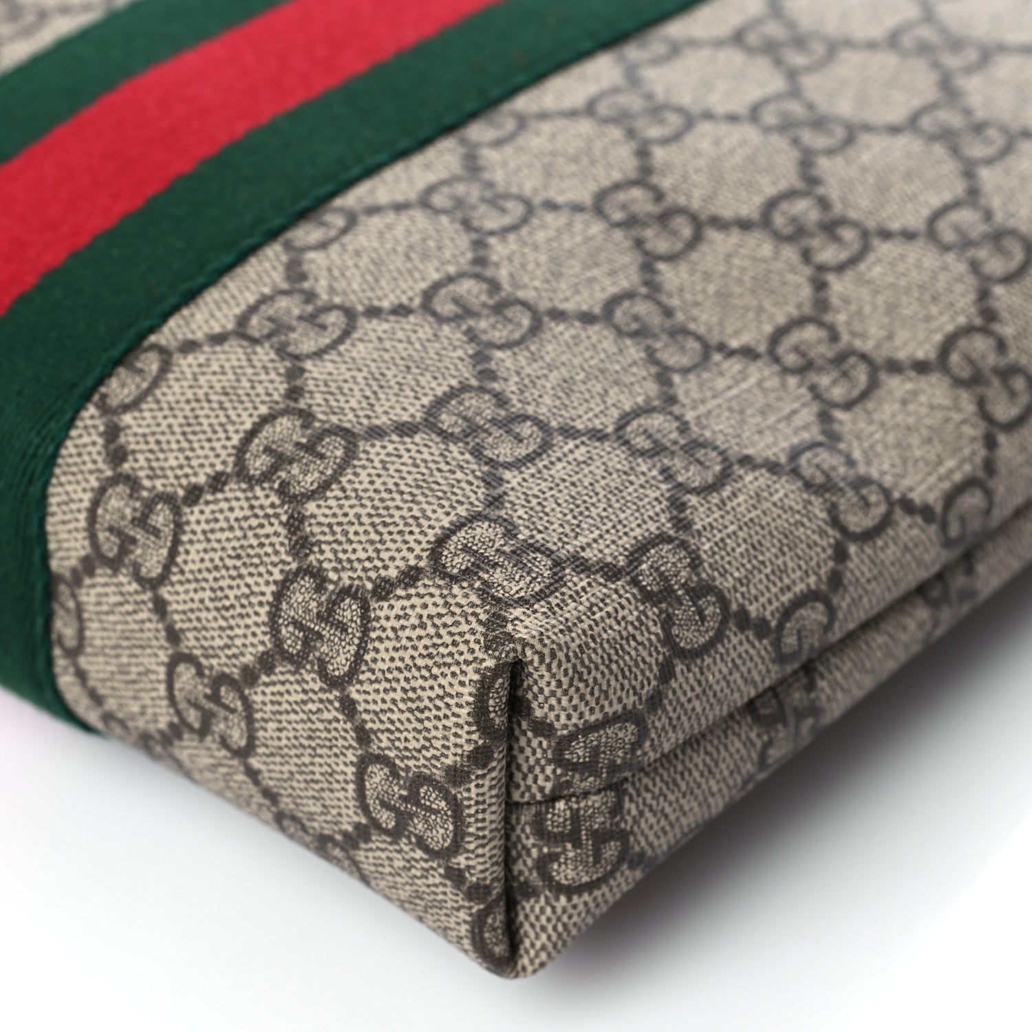 Gucci GG Supreme Monogram Web Messenger Bag Black 10 of 10