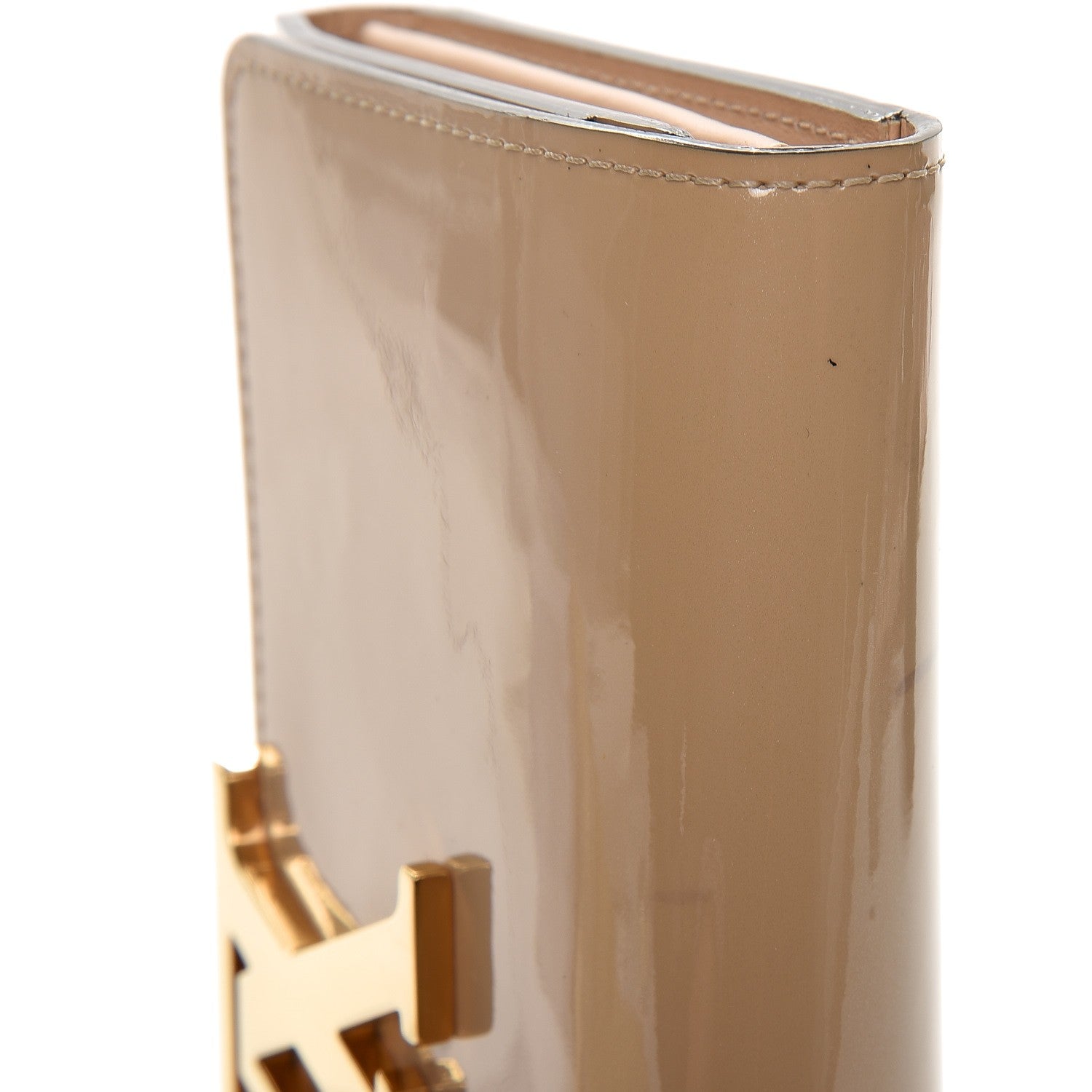 Louis Vuitton Patent Louise Wallet Nude 7 of 10