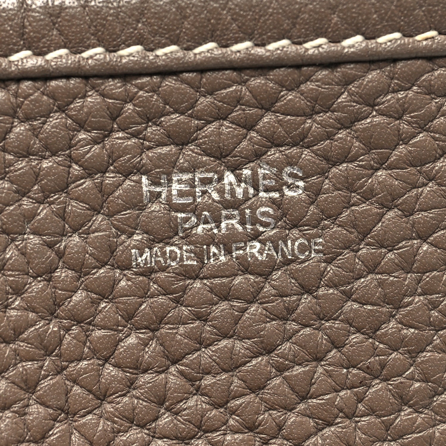 Hermes Taurillon Clemence Evelyne III PM Etoupe 6 of 11