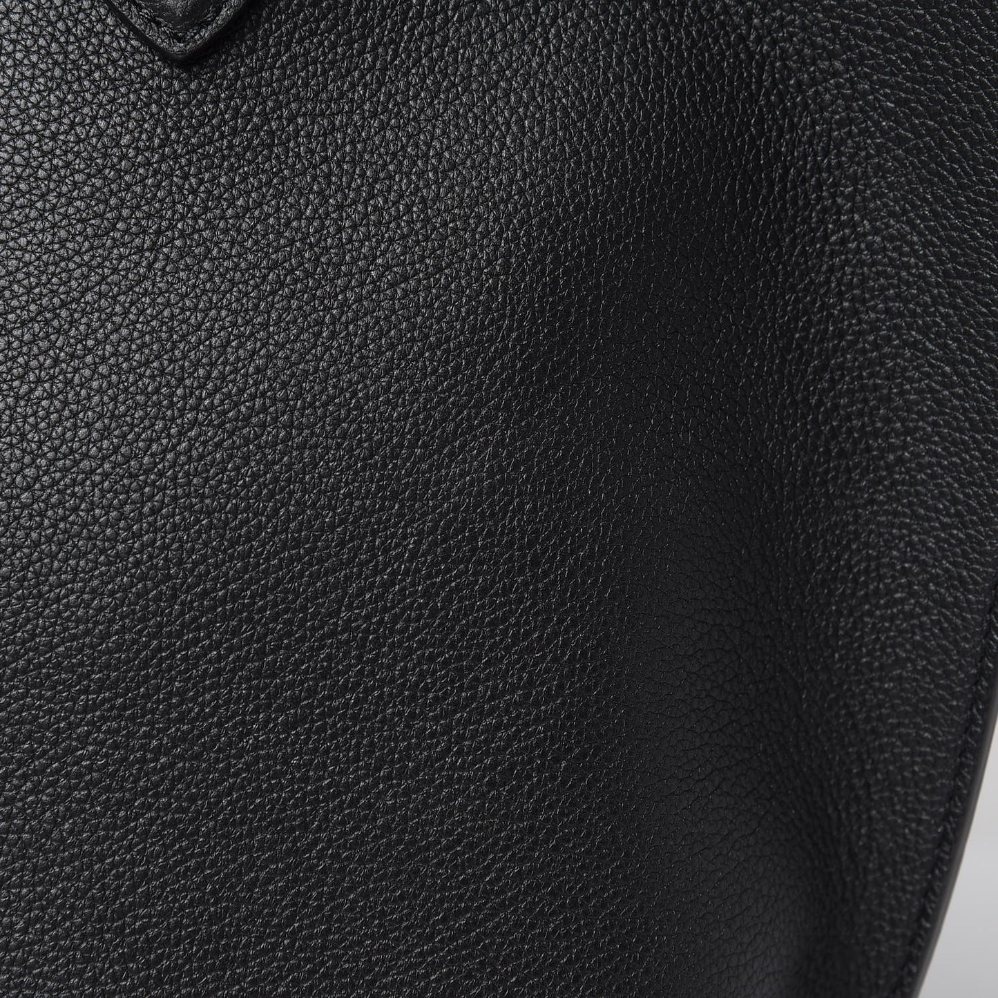 Calfskin Lockme Go Tote Black