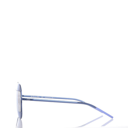 Christian Dior Split 1 Aviator Sunglasses Blue Silver 3 of 7