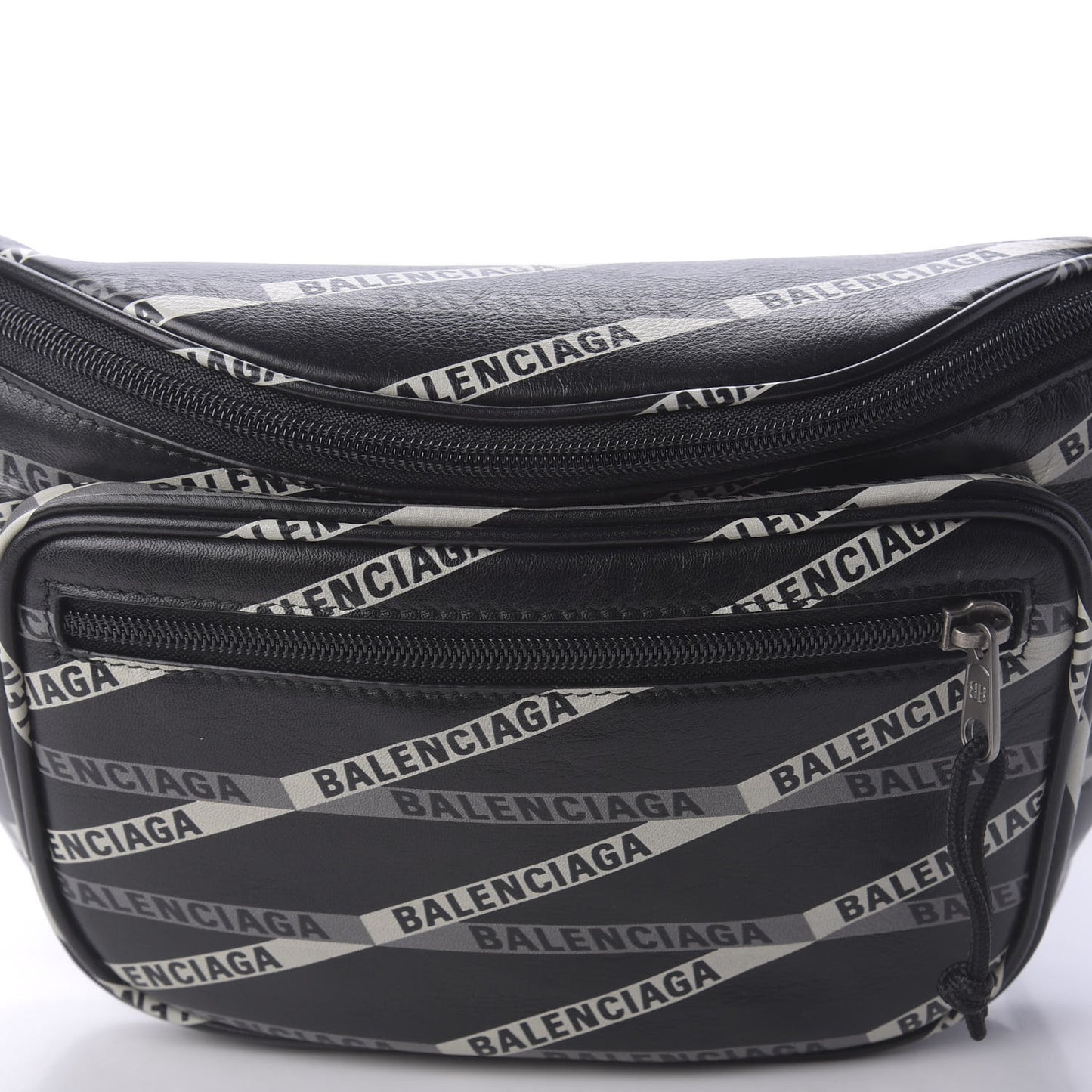 Smooth Calfskin Losange Monogram Explorer Belt Bag Black Grey