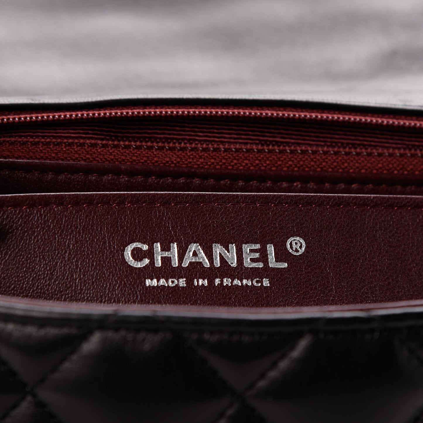 Lambskin Quilted Jumbo Single Flap Black