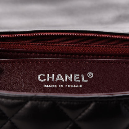 Chanel Lambskin Quilted Jumbo Single Flap Black 6 of 9
