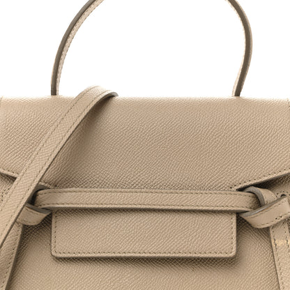 Celine Grained Calfskin Nano Belt Bag Light Taupe 9 of 16