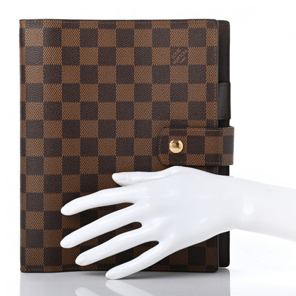 Louis Vuitton Damier Ebene Large Ring Agenda Cover 2 of 8