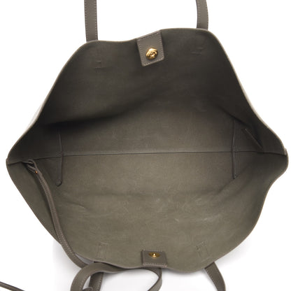 Saint Laurent Calfskin Large Shopping Tote Kaki Militaire 6 of 10