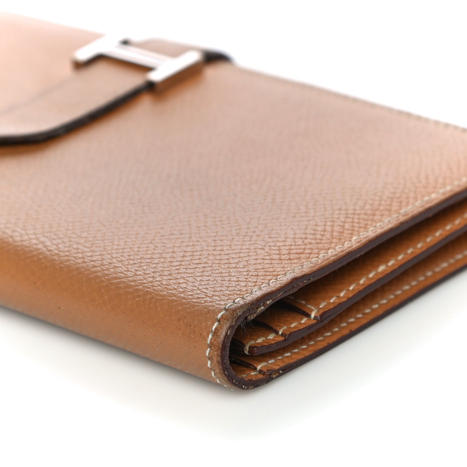 Hermes Epsom Bearn Gusset Wallet Gold 9 of 27