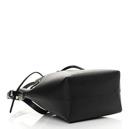 Mansur Gavriel Vegetable Tanned Calfskin Mini Bucket Bag Black Flamma 4 of 12