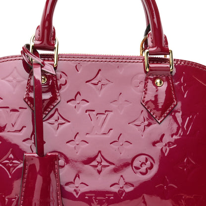 Louis Vuitton Vernis Alma PM Magenta 8 of 10