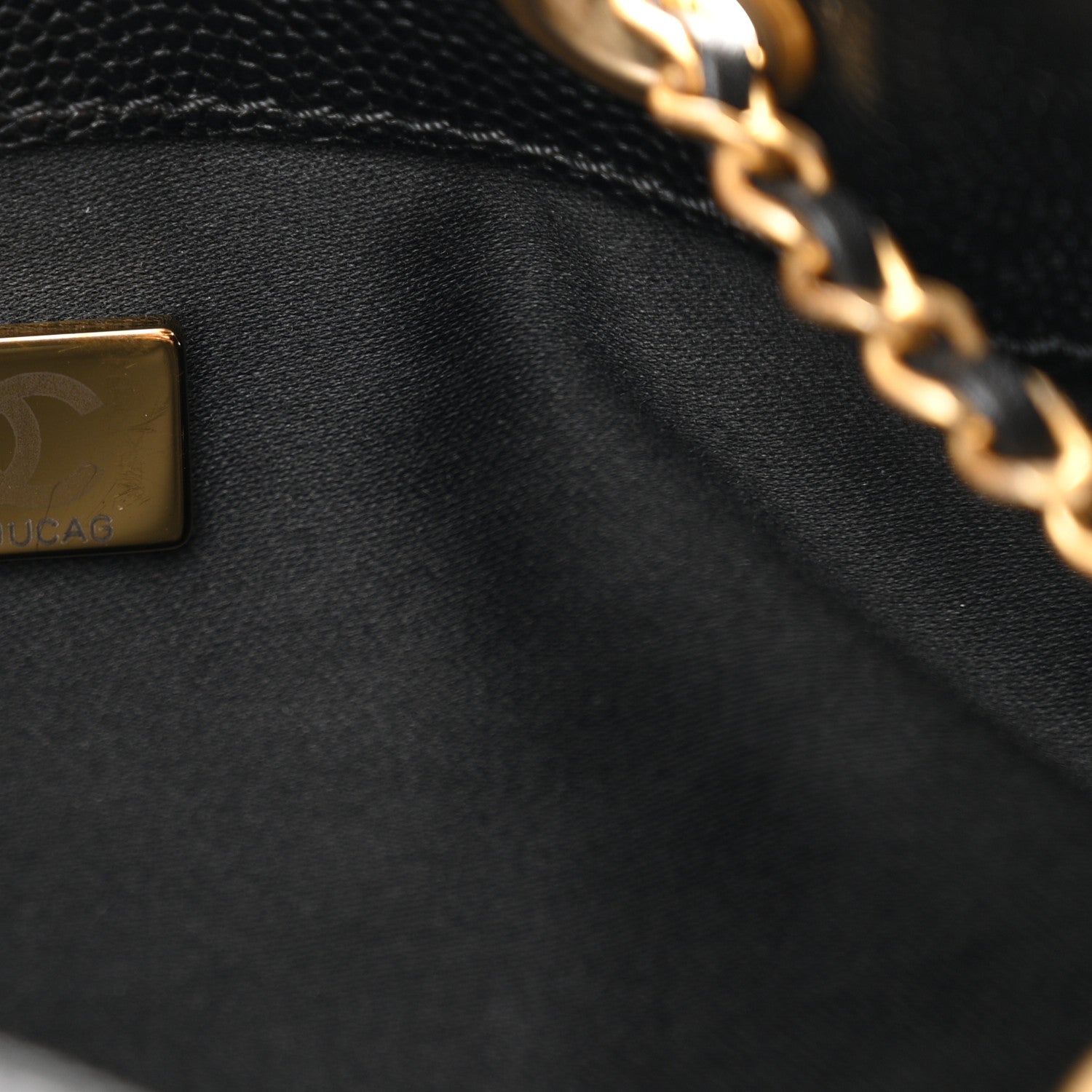 Chanel Caviar Quilted Medium Chanel 25 Handbag Black 8 of 12