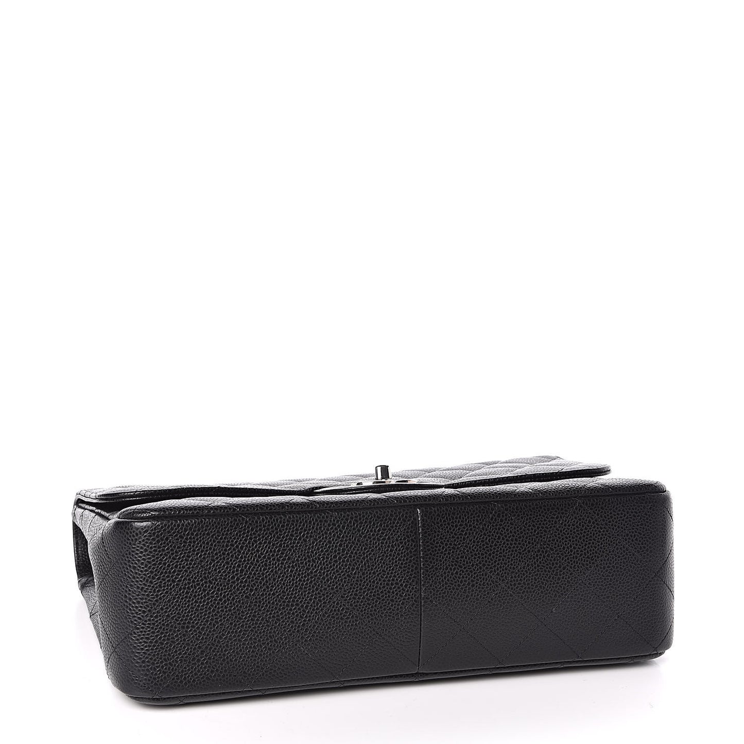 Caviar Quilted Jumbo Single Flap Black