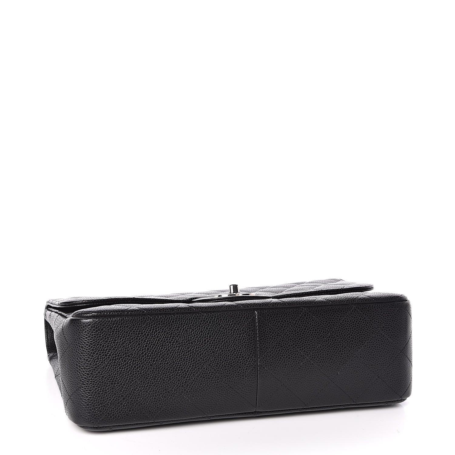 Chanel Caviar Quilted Jumbo Single Flap Black 5 of 12
