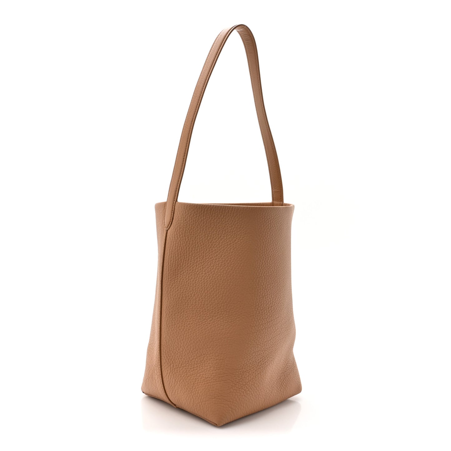 Grained Calfskin Medium N/S Park Tote Cinnamon