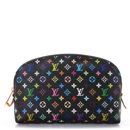 Louis Vuitton Monogram Multicolor Cosmetic Pouch Black Grenade 1 of 7