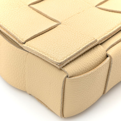 Bottega Veneta Grained Calfskin Maxi Intrecciato Cassette Crossbody Bag Porridge 11 of 13