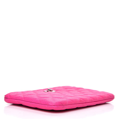 Chanel Goatskin Quilted Medium Reissue Cosmetic Case Pink 3 of 8