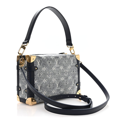 Louis Vuitton Monoglam Side Trunk MM Blue 3 of 9