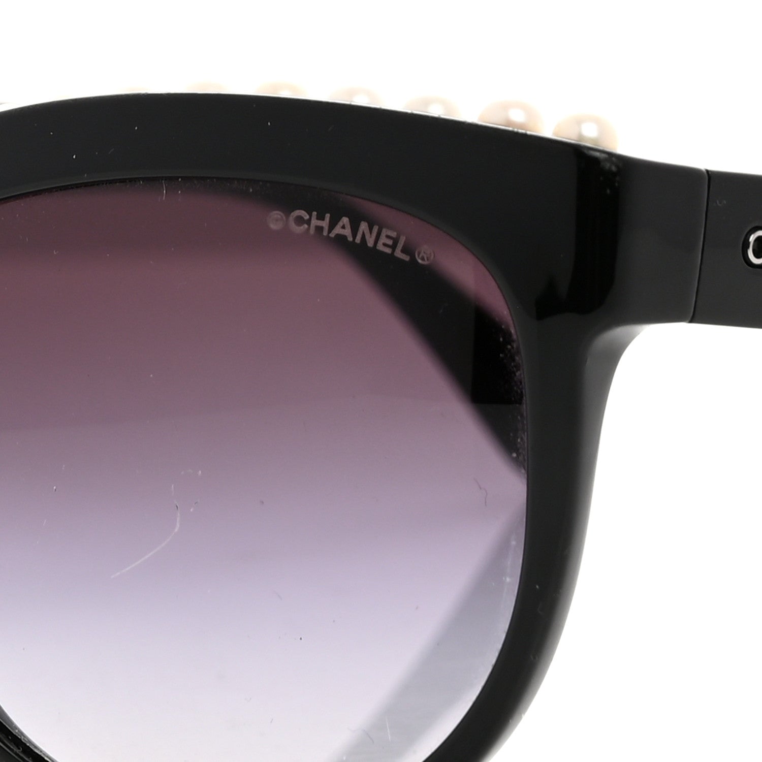 Chanel Freshwater Cultured Pearl Butterfly Sunglasses 6040-H Black 7 of 9