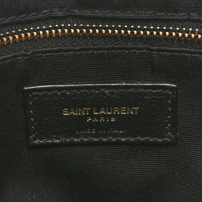 Saint Laurent Calfskin Y Quilted Monogram Medium Loulou Chain Satchel Nude Powder 6 of 10