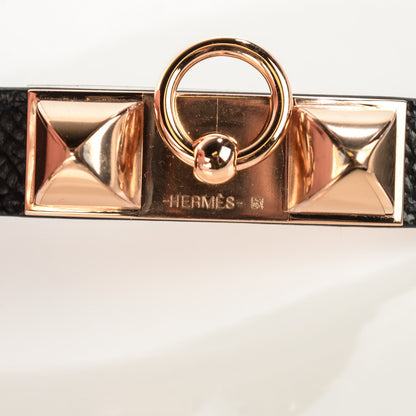 Hermes Epsom Rivale Bracelet XS Black 9 of 9