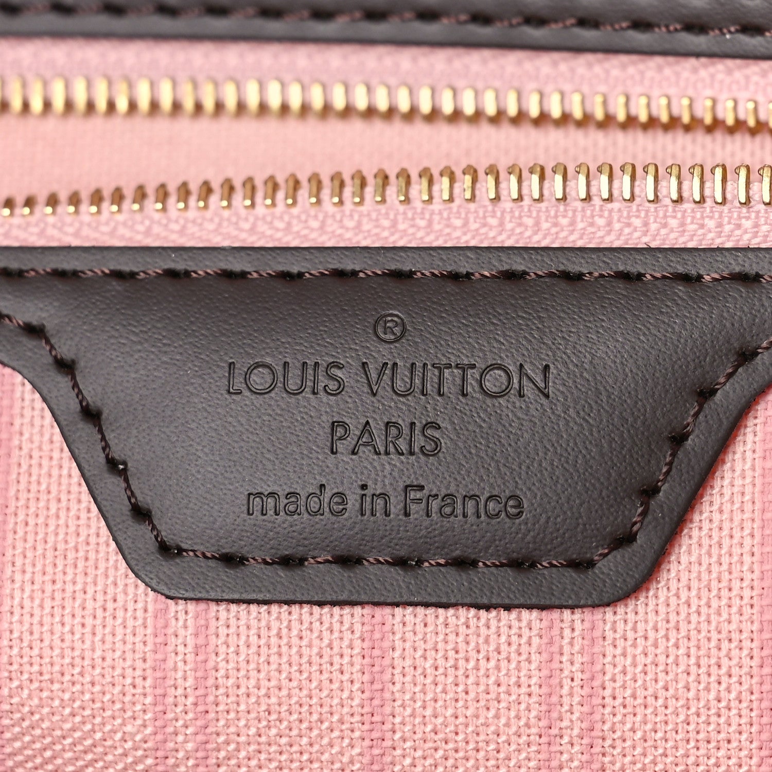 Louis Vuitton Damier Ebene Neo Neverfull MM Rose Ballerine 6 of 8