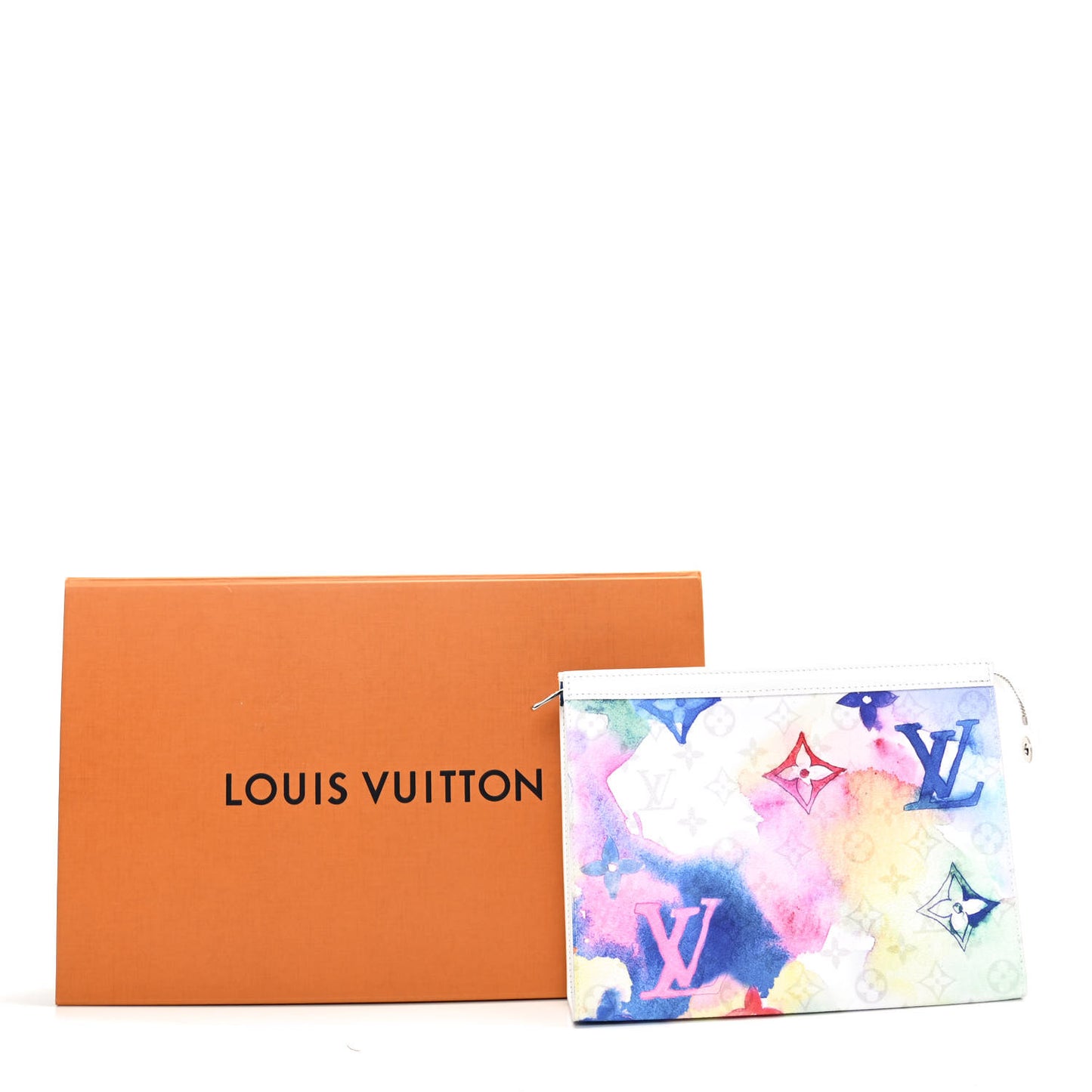 Monogram Watercolor Pochette Voyage MM Multicolor