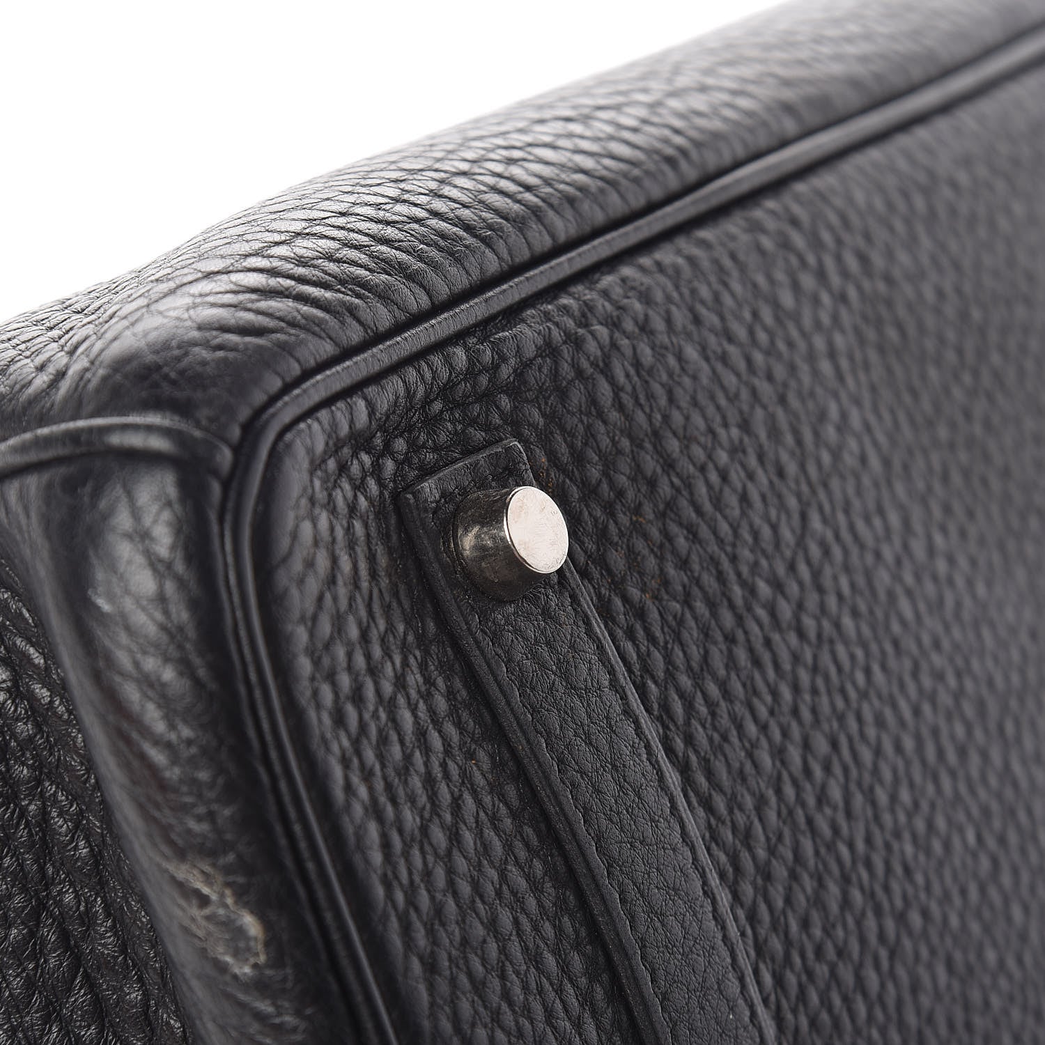Hermes Taurillon Clemence Birkin 35 Black 7 of 40
