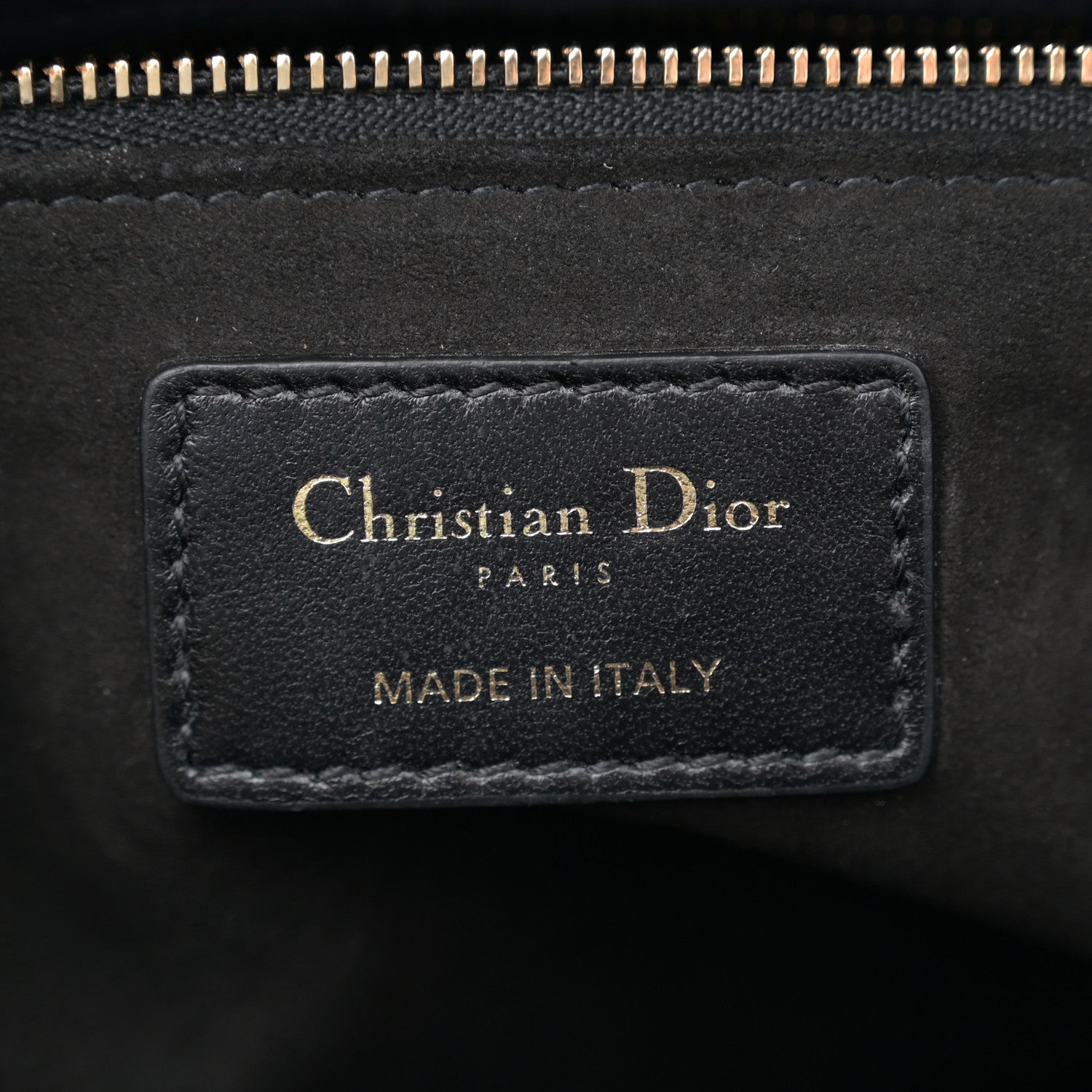 Christian Dior Lambskin Cannage Large Lady Dior Black 6 of 10