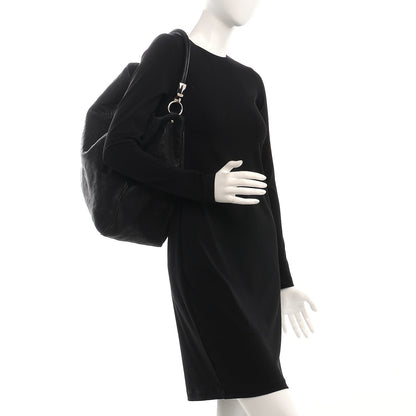 Saint Laurent Sheepskin Large Roady Hobo Black 2 of 12