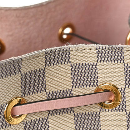 Louis Vuitton Damier Azur Neonoe MM Eau De Rose 11 of 12