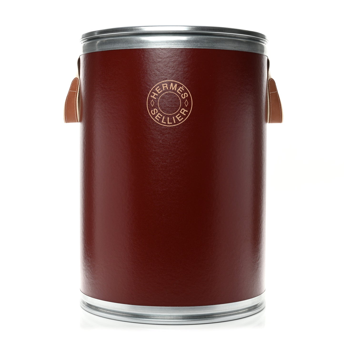 Kraft Paper Metal Canvas Saddle Box Rouge H