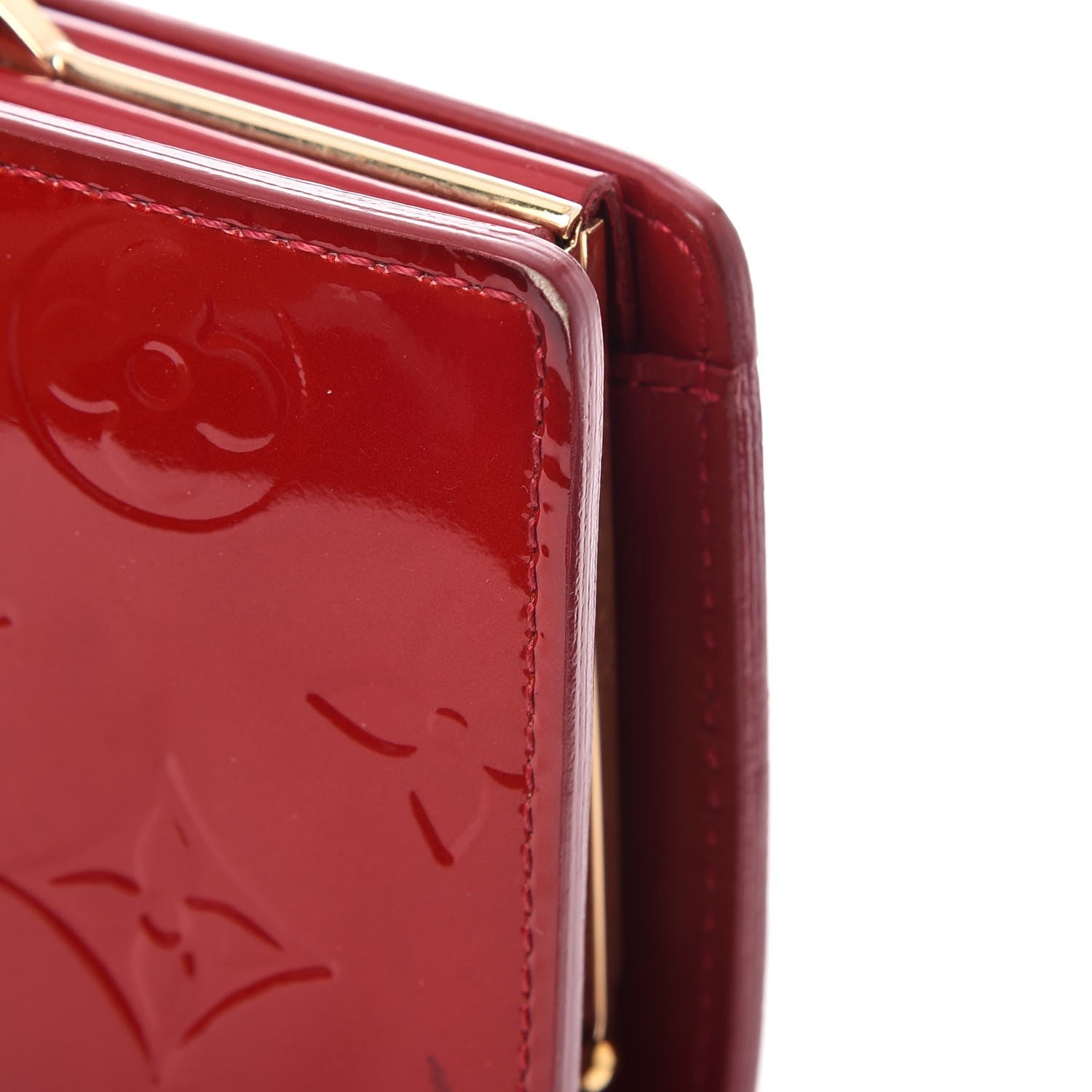 Louis Vuitton Vernis French Purse Wallet Pomme D'Amour 11 of 13