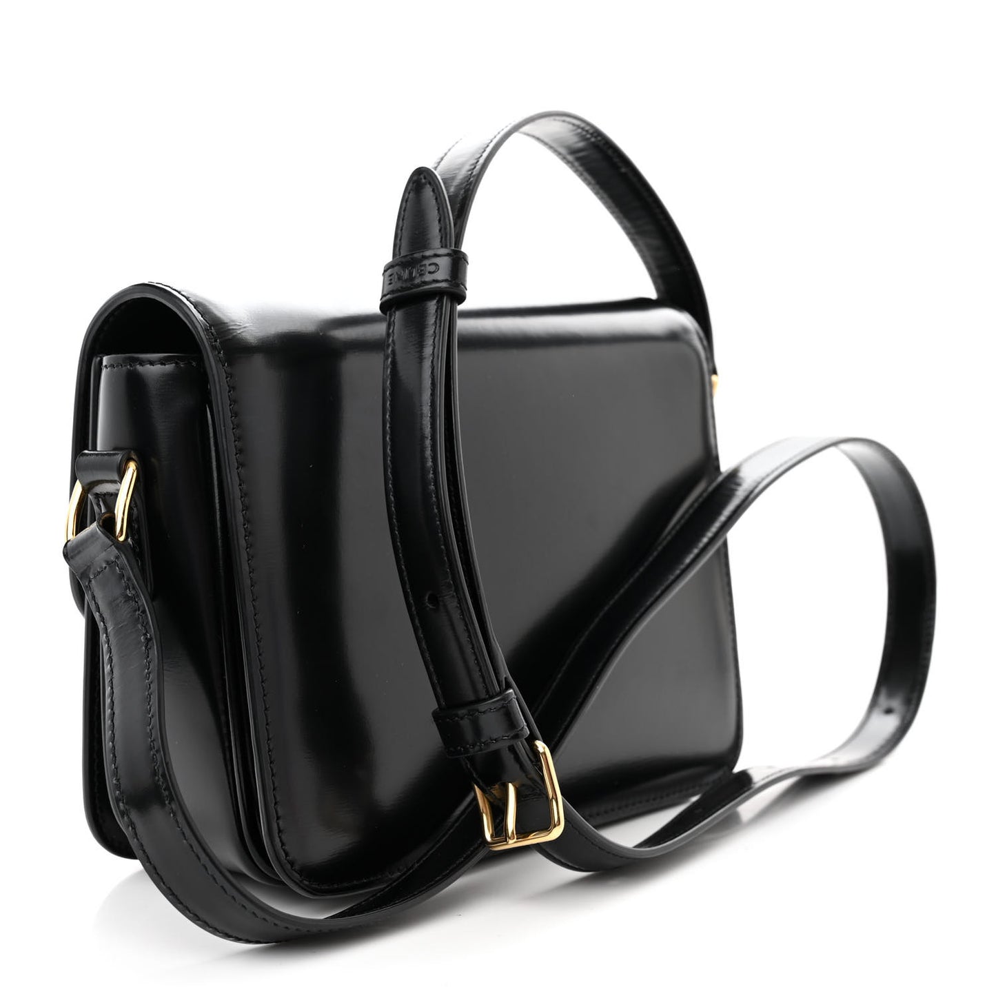 Shiny Calfskin Teen Triomphe Black