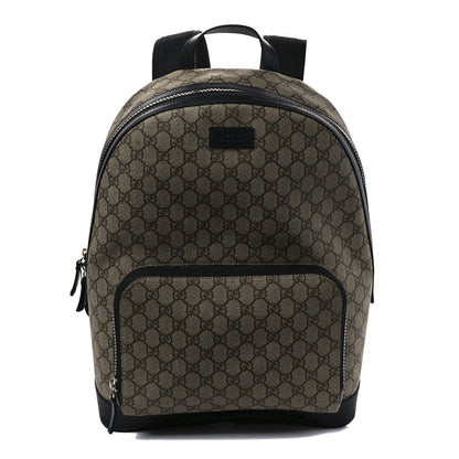 Gucci GG Supreme Monogram Medium Backpack Black 1 of 10