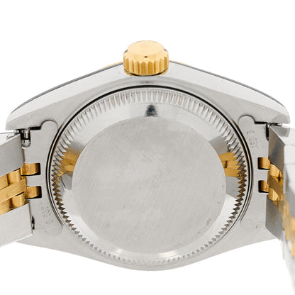 Rolex Stainless Steel 18K Yellow Gold 26mm Oyster Perpetual Datejust Watch White 69173 4 of 4