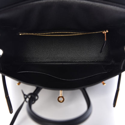 Hermes Veau Jonathan Birkin 25 Black 8 of 32
