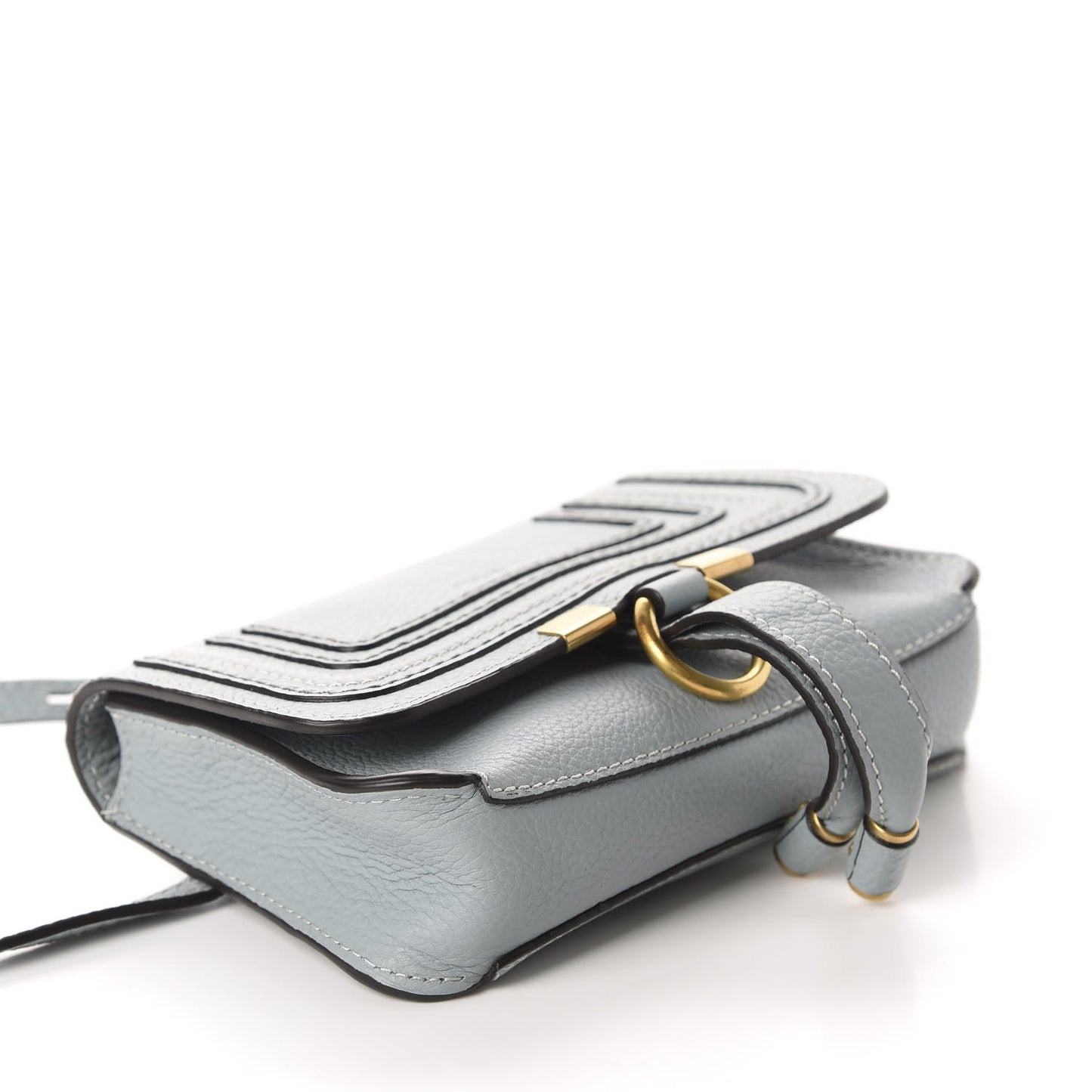 Calfskin Marcie Convertible Belt Bag Faded Blue